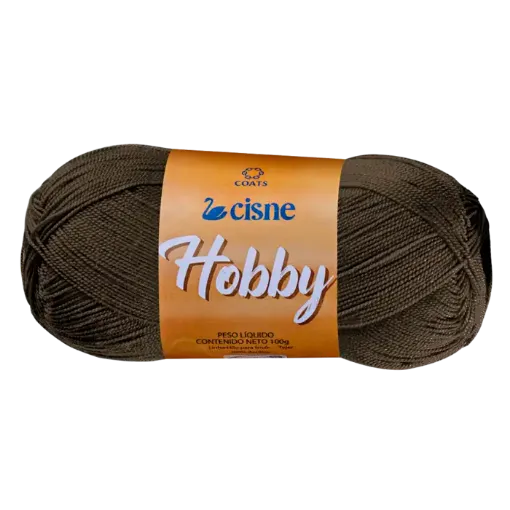 lana 100 acrilica cisne hobby ideal para crochet madeja 100grs color 00157 marron oscuro 0
