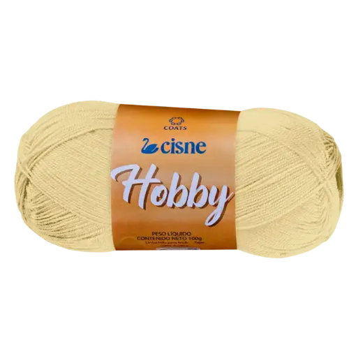lana 100 acrilica cisne hobby ideal para crochet madeja 100grs color 00242 marfil 0