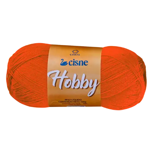 lana 100 acrilica cisne hobby ideal para crochet madeja 100grs color 00388 naranja 0