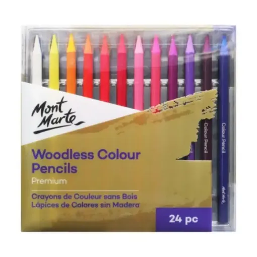 set 24 lapices colores sin madera premium mont marte bpn0001 0