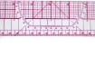 regla acrilico flexible multifuncional para realizar patrones costura nro b 97 metric ruler 60x5cms 1
