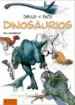 libro dibujo pinto dinosaurios editorial hispano europea 20x27cms 48pags 1