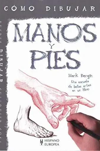 libro como dibujar manos pies editorial hispano europea 20x27cms 32pags 0
