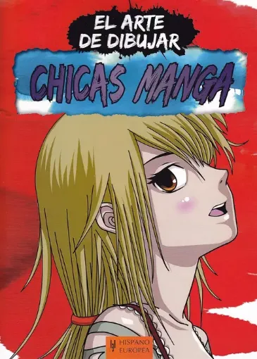 libro el arte dibujar chicas manga editorial hispano europea 20x27cms 32pags 0