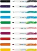 marcadores punta pincel para lettering giotto turbo soft brush caja 10 colores 2