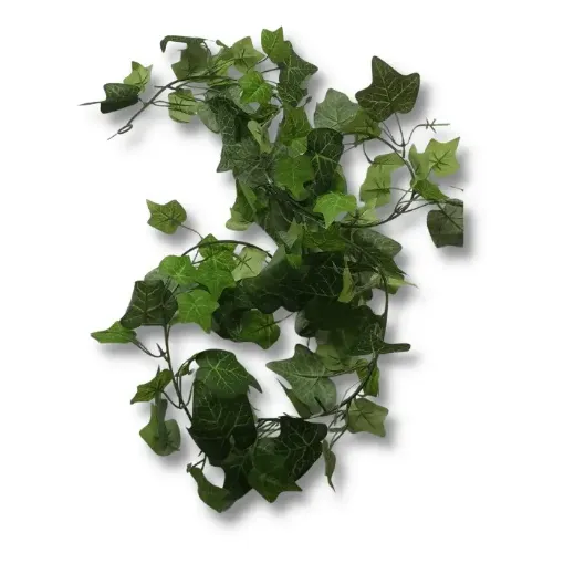 guia hojas artificiales hiedra 160cms color verde por unidad 0
