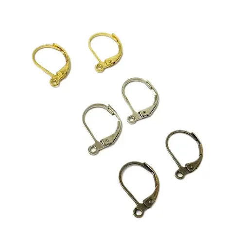 brisura para caravanas 13x10mms x20 unidades color oro viejo 0
