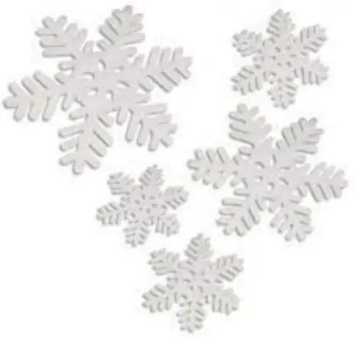 copos nieve para decoracion x3 unidades 14 21 27 36cms 0