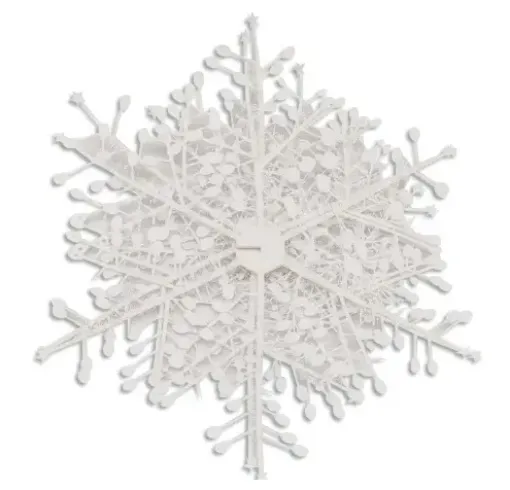 copos nieve para decoracion x3 unidades 18 25 35cms 0