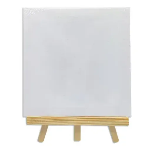 atril madera bastidor rectangular lienzo para pintar 20x20cms 0