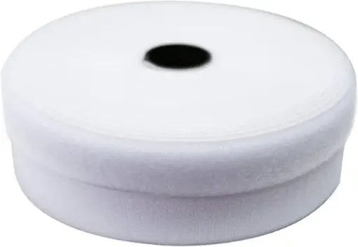 velcro sin adhesivo 25mms ancho felp pin color blanco rollo 25mts 0