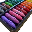 set 24 crayones forma maiz no toxicos mont marte caja x24 colores vibrantes 3