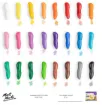 set 24 crayones forma maiz no toxicos mont marte caja x24 colores vibrantes 6