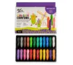 set 24 crayones forma maiz no toxicos mont marte caja x24 colores vibrantes 7