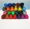 set 24 marcadores al agua acuarela gruesos punta 4mms signature mont marte x24 colores vibrantes 2