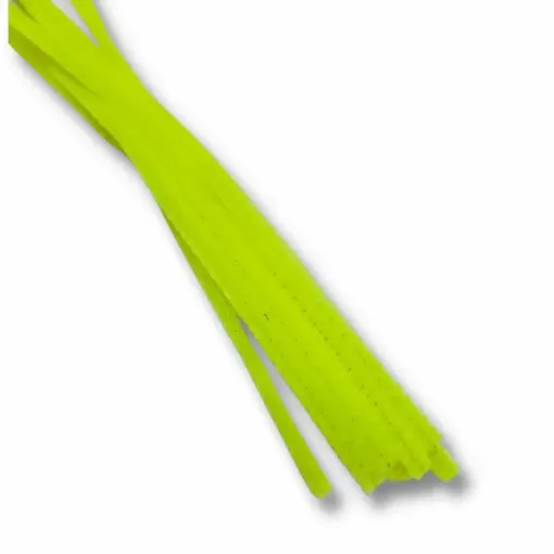 chenil limpia pipas colores 30cms paquete 10 unidades color amarillo fluo 0