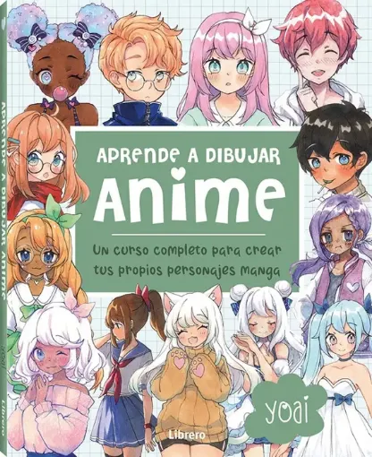 libro aprende dibujar anime por yoai editorial librero 144pags 21x25cms 0