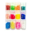confetti glitter forma chica set 12 potes diferentes colores brillantes rm196 0