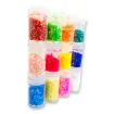 confetti glitter forma chica set 12 potes diferentes colores brillantes rm196 1