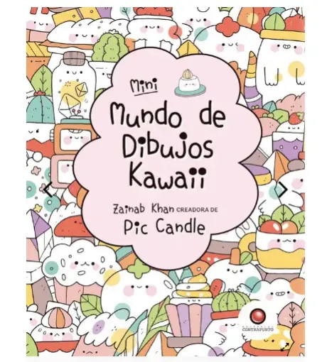 libro mundo dibujos kawaii por zainab khan editorial contrapunto 144pags 15x19cms 0