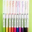 set 10 marcadores artisticos punta bala gruesa no toxicos mont marte x10 colores brillantes 1