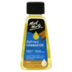 aceite linaza refinado para pintura al oleo premium mont marte frasco 125ml 0