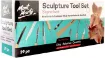 set completo 39 herramientas para modelado escultura arcilla ceramica signature mont marte 7