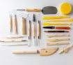 set completo 23 herramientas para modelar arcilla ceramica pottery set signature mont marte 8