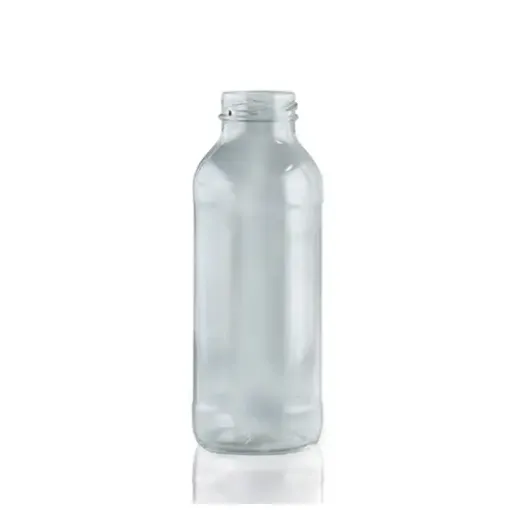 botella vidrio jugo 250ml 6x15 4cms con tapa 0