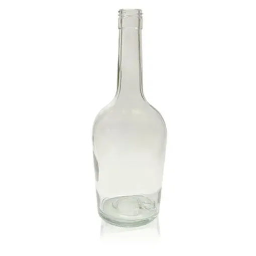 botella vidrio brandy 700ml 8x25 5cms tapa 0