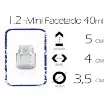 frasco vidrio hexagonal mini 40ml 4x5cms sin tapa 1