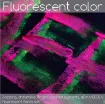 set 6 acrilicos premium pomo 22ml no toxicos sin acidos meeden x6 colores fluorescentes 5