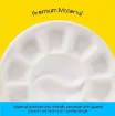 paleta gode porcelana blanca circular lavable profesional meeden dgykp24 18cms 12 reparticiones 4