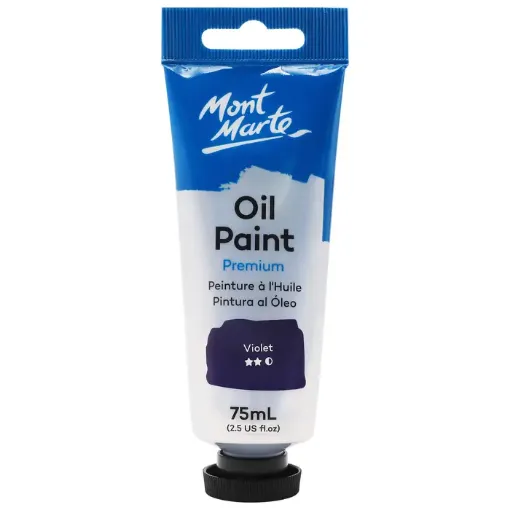 oleo profesional premium mont marte pomo 75ml color violeta 0