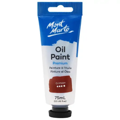 oleo profesional premium mont marte pomo 75ml color crimson 0