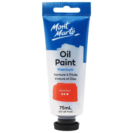 oleo profesional premium mont marte pomo 75ml color bermellon 0