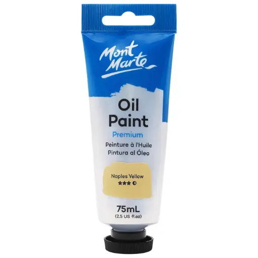 oleo profesional premium mont marte pomo 75ml color amarillo napoles 0