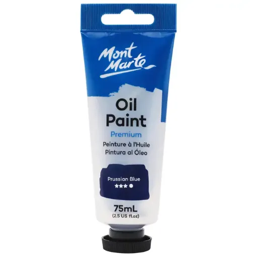 oleo profesional premium mont marte pomo 75ml color azul prussia 0