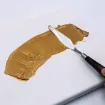 pintura acrilica secado rapido acabado semimate signature mont marte x500ml color oro dorado metal 2