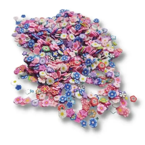 apliques para resina inclusiones encapsulado fimo forma flores bolsa colores surtidos rb 12501 0