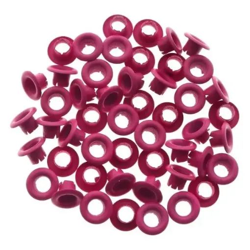 ojalillos metalicos remaches presion 4 5mms ibi craft set 50 unidades color fucsia 0