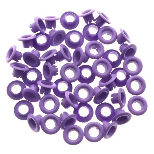 ojalillos metalicos remaches presion 4 5mms ibi craft set 50 unidades color violeta 0