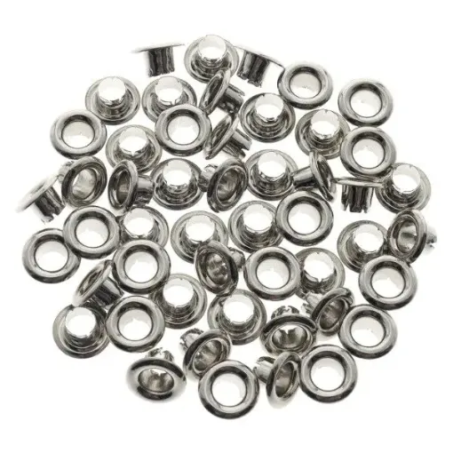 ojalillos metalicos remaches presion 4 5mms ibi craft set 50 unidades color plata 0