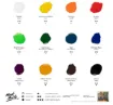 set 12 tintas acrilicas premium 20ml mont marte colores vibrantes aerografia 9
