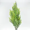 ramo hojas pino artificiales verde limon x8 varas 50cms 1