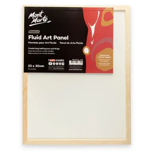 panel marco madera para arte fluido premium mont marte medida 23x30cms 0