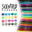 set 20 marcadores perfumados conpunta 4 5mms discovery mont marte x20 colores vibrantes 2