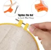 bastidor aro bordar plastico economico 24cms 5