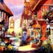 set pintura diamantes art gem 5d lamina 30x40cms modelo ciudades 024h 0