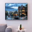 set pintura diamantes art gem 5d lamina 30x40cms modelo ciudades 024h 2